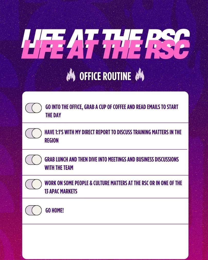 Life At The RSC - Sara Lim