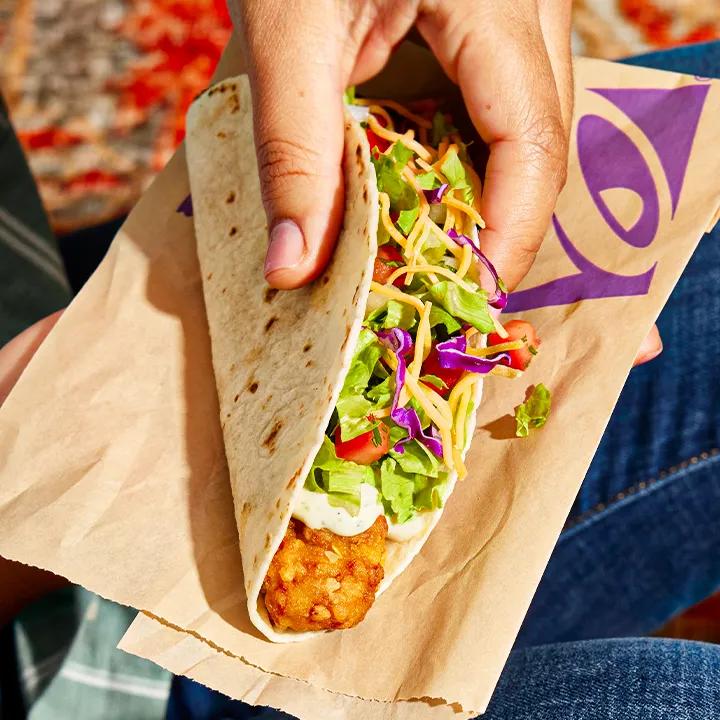Avocado Ranch Crispy Chicken Soft Taco