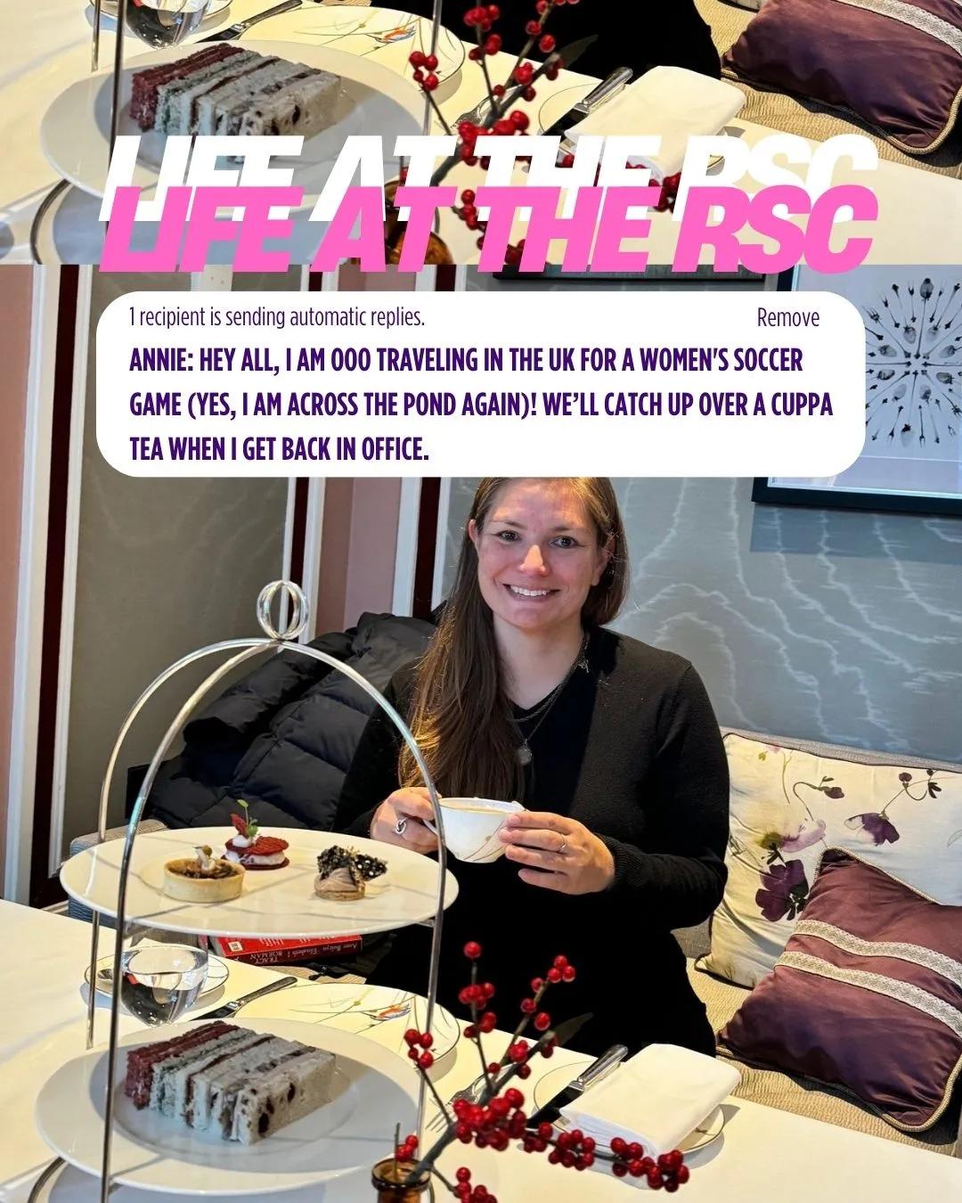 Life at the RSC ft. Annie