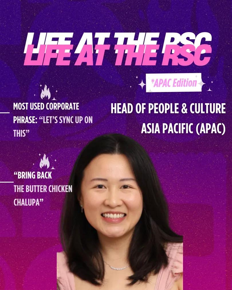 Life At The RSC - Sara Lim