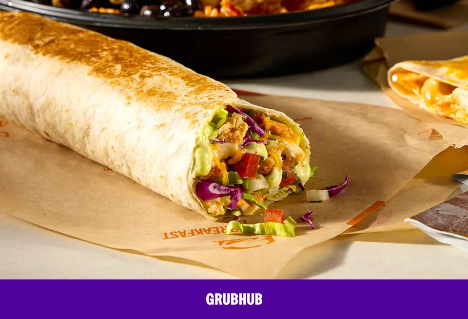 Free Cantina Chicken Burrito with $22+