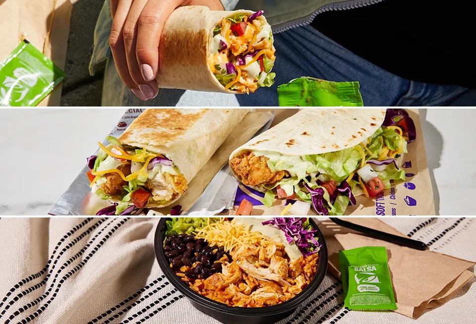 Place three orders with a chicken item by 7/16 to score 100 bonus points. Exclusions apply.