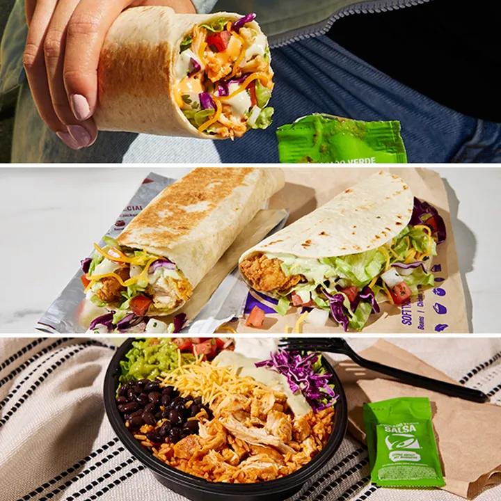 Place three orders with a chicken item by 7/16 to score 100 bonus points. Exclusions apply.