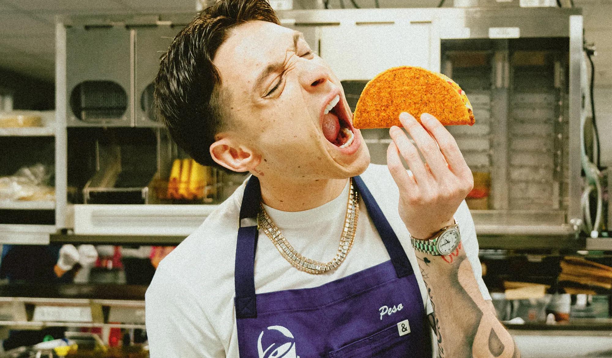 Taco Bell Peso Pluma Tajín Collab