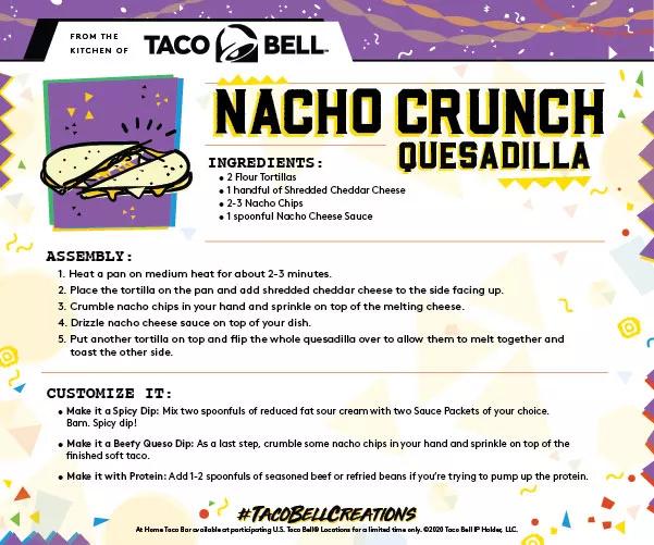 How To Hack Our At Home Taco Bar For Your Next Taco Night |  Nacho Crunch Quesadilla 