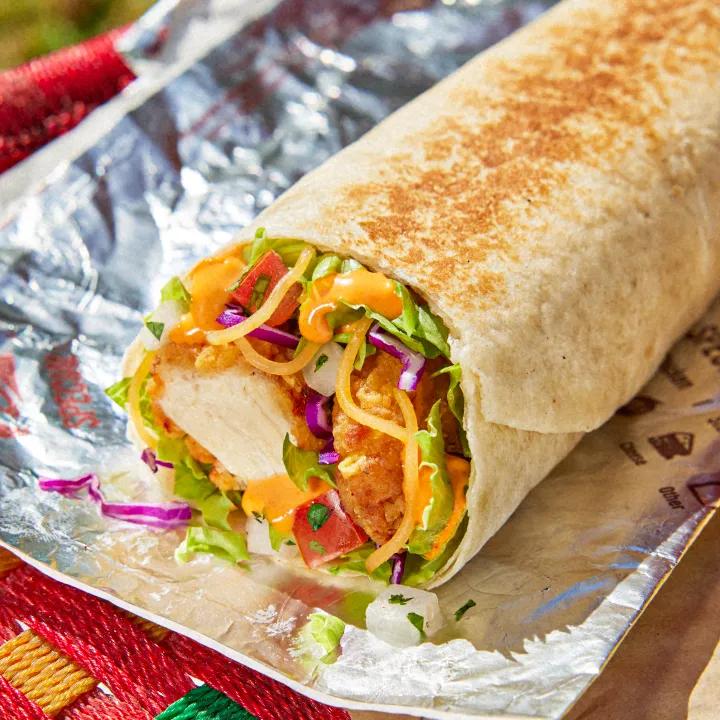 Frank’s RedHot® Diablo Crispy Chicken Burrito