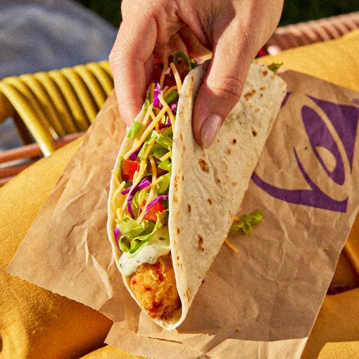 Avocado Ranch Crispy Chicken Soft Taco