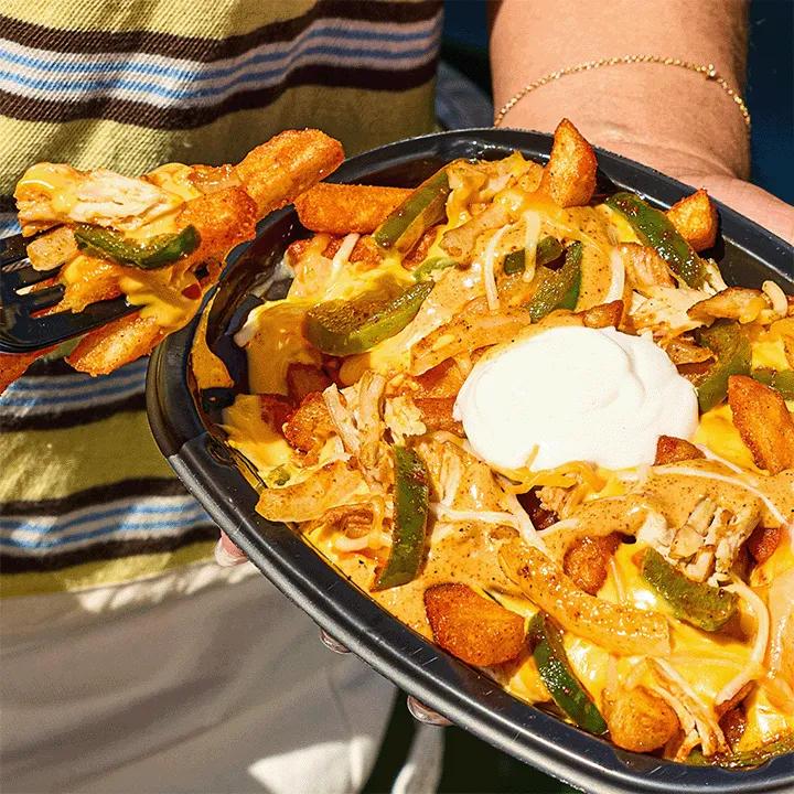 Chicken Fajita Nacho Fries