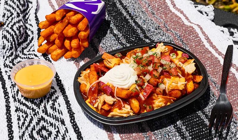 Chicken Enchilada Nacho Fries