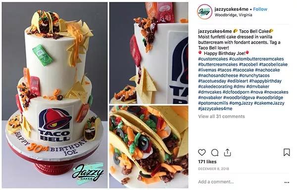 10 Taco Bell Cakes That Will Blow Your Mind | @jazzycakes4me