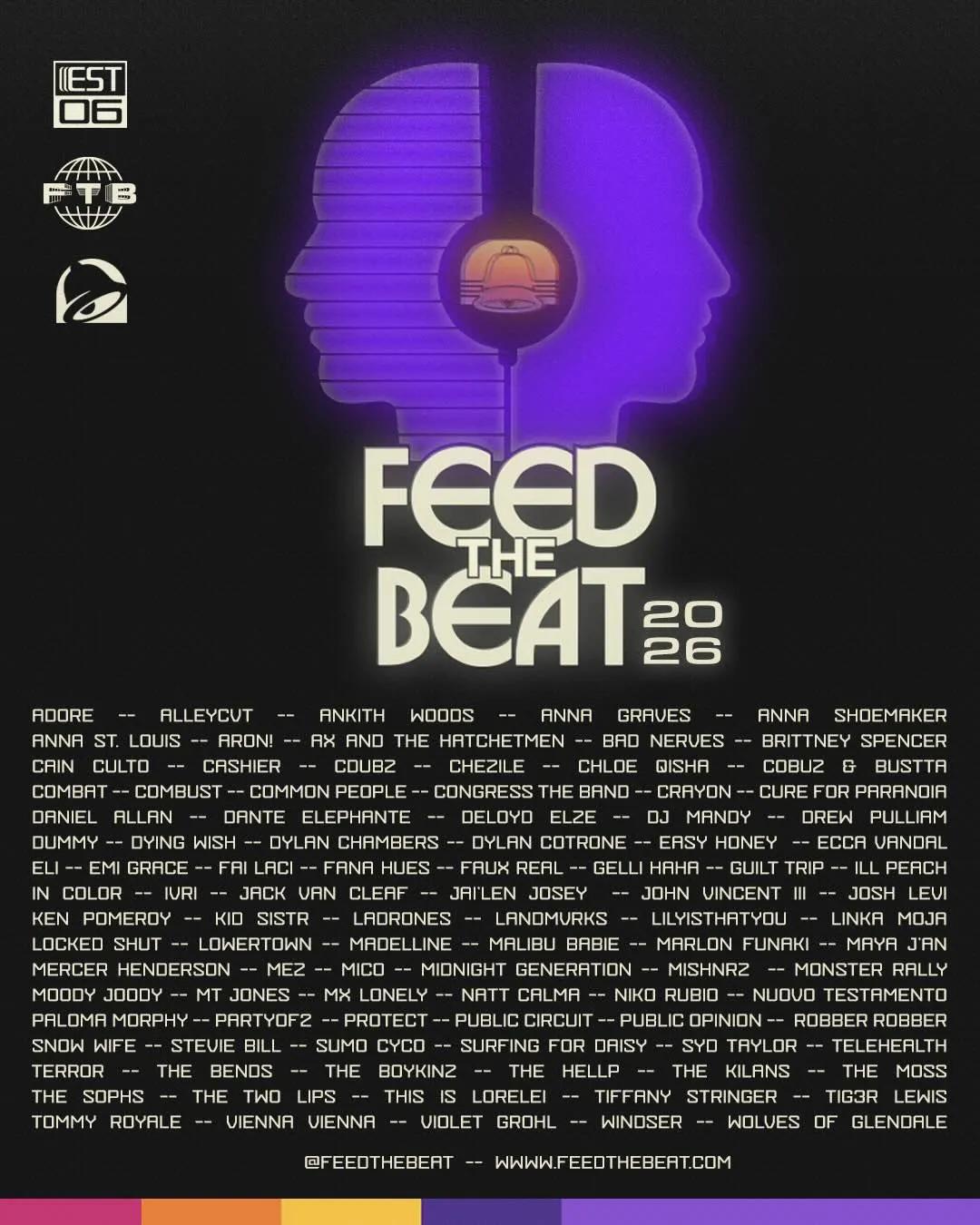 Taco Bell Announces 2026 Feed The Beat Class