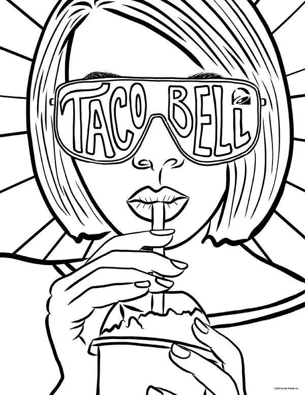 Taco Bell® Coloring Pages You Didn’t Know You Needed